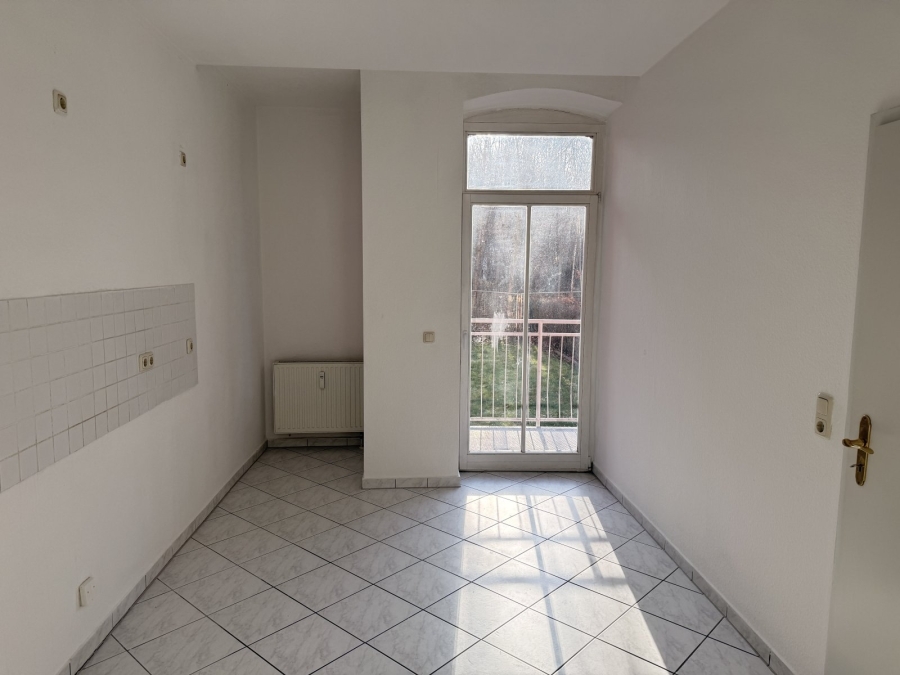 Küche mit Balkon
