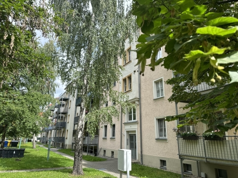 Vermietete 3-Raumwohnung mit Balkon und Tageslichtbad in Zwickau! - Außenanlage (6574)