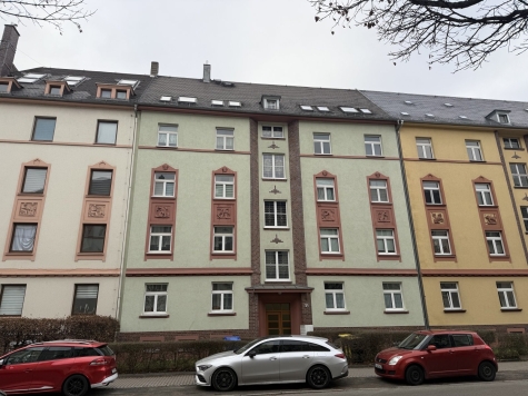 Vermietete 2-Raumwohnung mit Wintergarten in Zwickau! - Außenansicht (6542)
