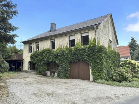 Dreiseitenhof: 2 Wohnhäuser, Nebengelass, gr. Grundstück = viel Raum für individuelle Lebenskonzepte - Ansicht modernes Haus (14339)