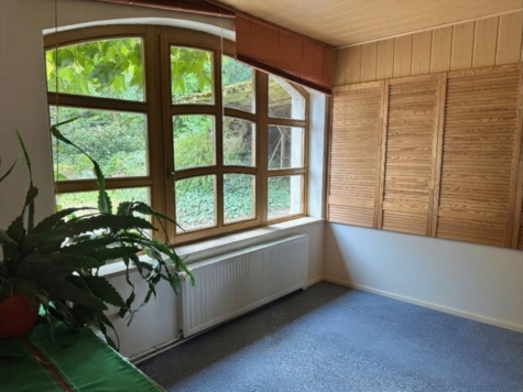 Dreiseitenhof: 2 Wohnhäuser, Nebengelass, gr. Grundstück = viel Raum für individuelle Lebenskonzepte - Arbeitszimmer EG modernes Haus (14343)