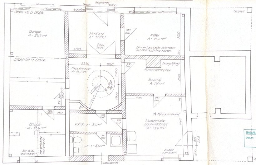 Grundriss EG modernes Haus