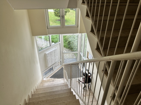 Vermietete 2-Raumwohnung mit Balkon und Stpl. in ruhiger Lage! Zwickau-Cainsdorf! - Treppenhaus (7544)