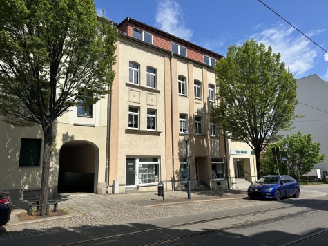 Zentrumsnahe 3-Raum-Whg. mit Balkon u. Tageslichtbad in Zwickau! Vermietet! - Außenansicht (5676)