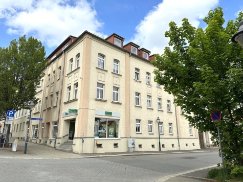 Zentrumsnahe 3-Raum-Whg. mit Balkon u. Tageslichtbad in Zwickau! Vermietet! - Außenansicht (5674)