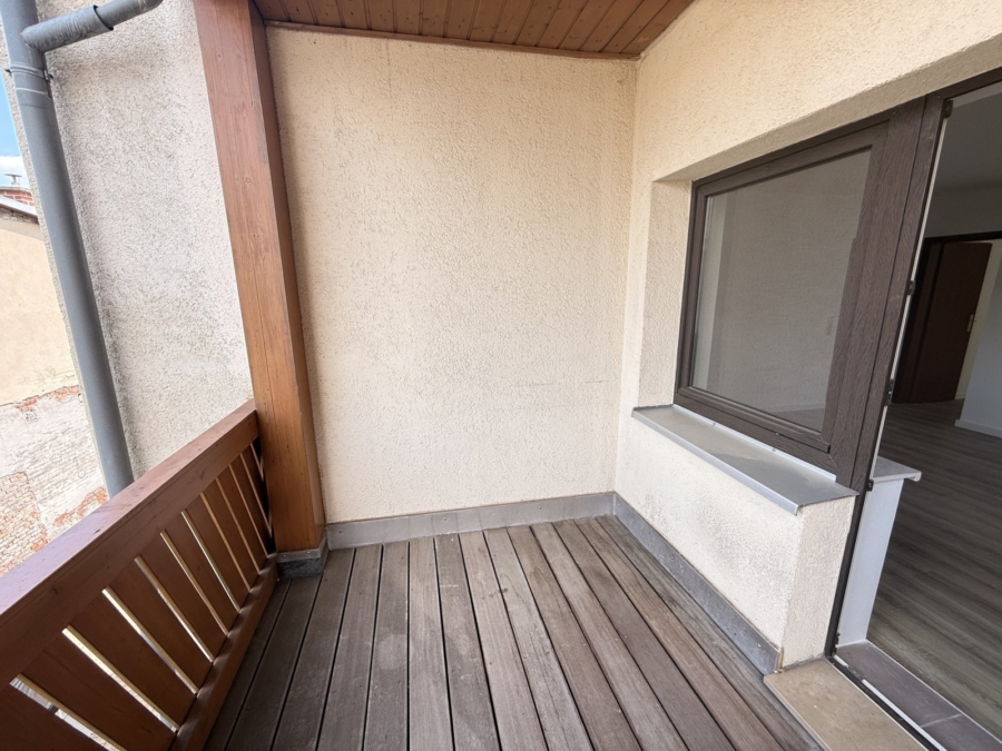 Balkon am Wohnzimmer