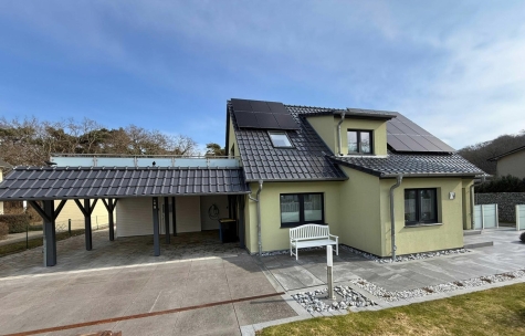 Exklusive Strandnähe trifft moderne Eleganz! EFH mit Einliegerwohnung in Bestlage von Thiessow! - Ansicht (6901)
