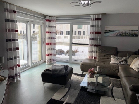 Exklusive Strandnähe trifft moderne Eleganz! EFH mit Einliegerwohnung in Bestlage von Thiessow! - EG Wohnzimmer (6912)