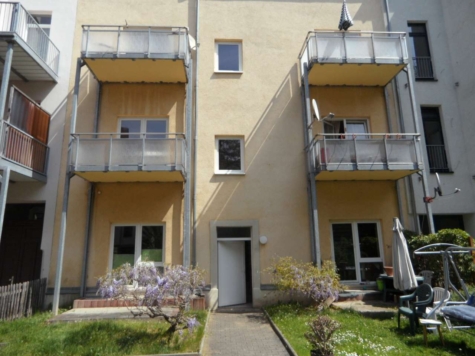 Ab 1.8.26! Gemütliche 2-Raumwohnung mit Balkon, EBK; Nähe Schlobigpark! - Hofseite (9583)