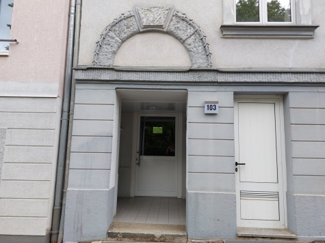 Vermietete 2-Raum-Wohnung mit Balkon und Aufzug! - Hauseingang (914)