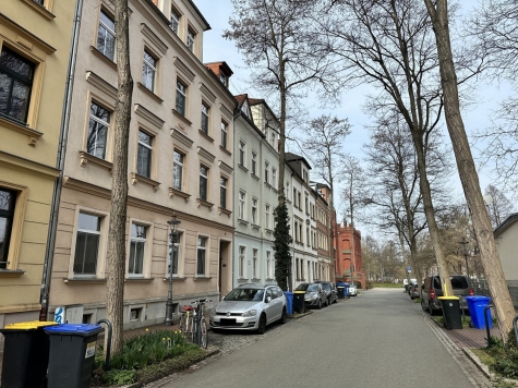 Vermietete 3-Raumwohnung mit Balkon direkt an der Zwickauer Mulde! - Straßenansicht (7720)