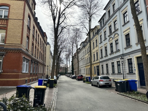 Vermietete 3-Raumwohnung mit Balkon direkt an der Zwickauer Mulde! - Straßenansicht (7721)