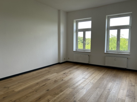 Zentrumsnahe 2-Raumwohnung mit Balkon u. EBK in Zwickau! - Wohnzimmer (14848)