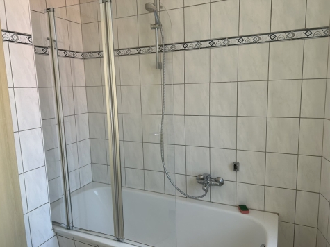 Frisch renovierte 2-Zimmer-Whg. mit Balkon, nähe Marienthal - Badezimmer (5954)
