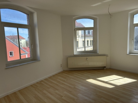Frisch renovierte 2-Zimmer-Whg. mit Balkon, nähe Marienthal - Wohnzimmer (5945)