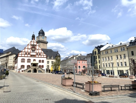 Schöne 2-Raum-Wohnung mit Balkon, EBK und Tageslichtbad in Plauen! Vermietet - Plauen Marktplatz (5658)
