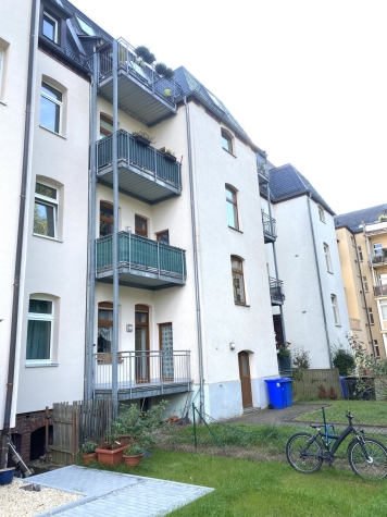 Vermietete 2-Raum Wohnung mit Balkon in ruhiger Vorstadtlage! - Balkonanlage (6173)