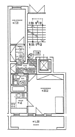 Schöne 1,5-Raum-Whg. mit Fahrstuhl, Balkon u. TG-Stpl. in zentrumsnaher Lage! - Bu43 W21 (9507)