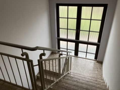 Fraureuth: *Schöne 3-Raumwohnung mit Balkon und Carport-Stellplatz optional!* - Treppenhaus (14684)