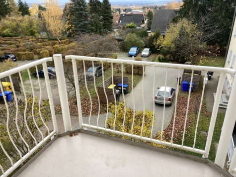 Ab 1.10.! Helle 1-Raumwohnung mit Singleküche und Balkon in Marienthal! - Balkon (10012)