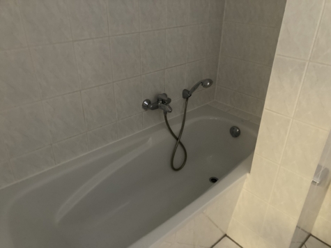 Ab 1.10.! Helle 1-Raumwohnung mit Singleküche und Balkon in Marienthal! - Bad mit Wanne (10014)