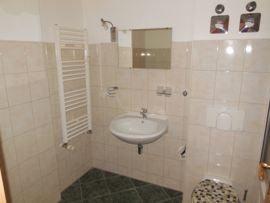 Innenliegendes Badezimmer