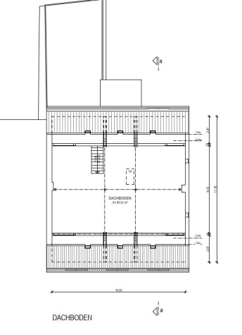 Perfekt für studentisches Wohnen in der Hochschulstadt Zwickau – Großes Potenzial in 1A-Lage - Grundriss Dachboden (7703)