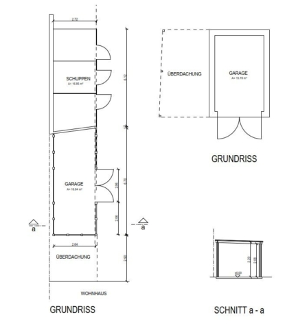 Sanierungsbedürftiges Mehrfamilienhaus mit 3 Wohneinheiten in Klingenthal! - Grundriss Nebengebäude (11964)