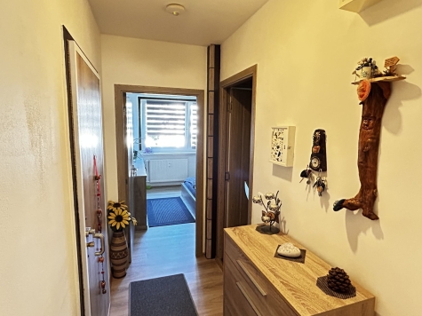 Modernisierte 3-Raum-Wohnung im 1. OG, Balkon u. Stellplatz - Diele (581)