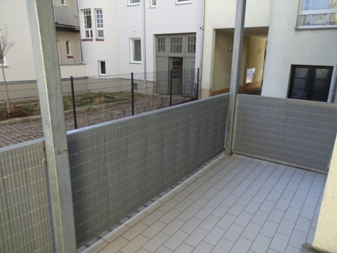 Ab 1.12.! Moderne 1-Raumwohnung mit Balkon u. EBK im Herzen von Zwickau - Balkon (12191)