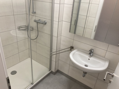 Ab 1.12.! Moderne 1-Raumwohnung mit Balkon u. EBK im Herzen von Zwickau - Bad mit Dusche (12187)