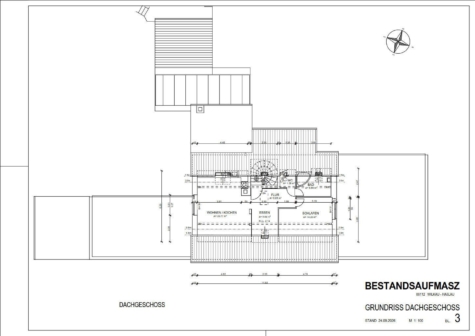 Attraktives Wohn- und Geschäftshaus mit großem Grundstück, Pool und Photovoltaik in Wilkau-Haßlau! - Grundriss DG (14151)