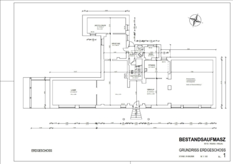 Attraktives Wohn- und Geschäftshaus mit großem Grundstück, Pool und Photovoltaik in Wilkau-Haßlau! - Grundriss EG (14149)