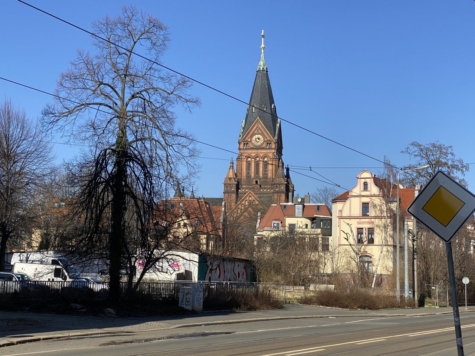Ab 1.11.! 3-Raumwohnung mit Balkon und Einbauküche in Zwickau! - Moritzkirche an der Leipziger Straße (12266)