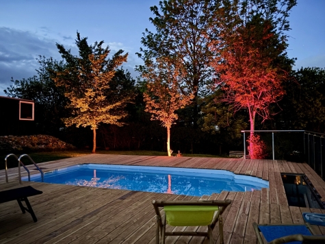 Einzigartiges Anwesen mit Wohnhaus, Gewerbeflächen, Ferienwohnungen und großem Naturareal! - Pool (5798)