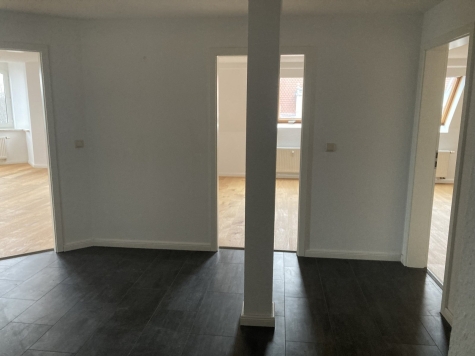 Ab 1.9.26! Zentrumsnahe 3-Raumwohnung mit moderner EBK in Zwickau! - Flur (7863)