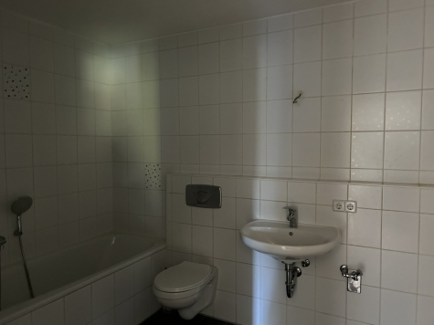 3-Raum-Wohnung Nähe Muldenaue. 1.OG, Balkon, TG-Stellplatz - Badezimmer (5850)