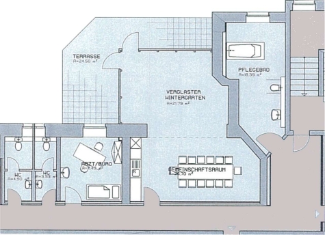 ab 60m² Büro- oder Praxisräume zentrumsnah – Teilflächen mietbar – sofort nutzbar - Grundriss (181)