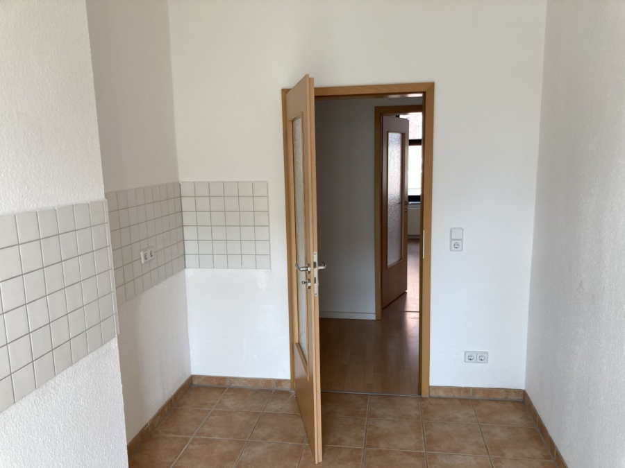 Küche mit Balkon