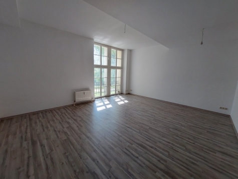 Attraktives Apartement in ehemaliger Textilfabrik, mit Aufzug, zentrumsnah, Denkmalschutz! - Wohn- und Schlafbereich (706)