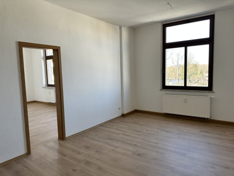 Schöne 3-Raum-Wohnung in Oelsnitz/V., 2. OG. Leerstehend! - Wohnzimmer (742)