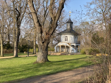 Vielseitig nutzbares EFH mit Einliegerwohnung, großer Garten, überdachter Pool, Doppelcarport - Teehaus im Planitzer Schlosspark (12528)