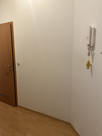 Vermietet ab 01.05.26! Großzügige 1-Raumwohnung mit Einbauküche in Zwickau! Denkmalschutz! - Flur (3193)