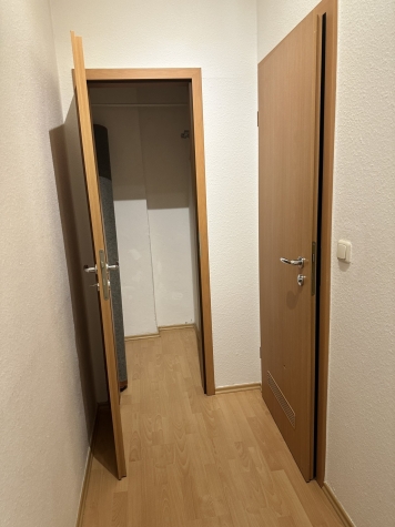 Vermietet ab 01.05.26! Großzügige 1-Raumwohnung mit Einbauküche in Zwickau! Denkmalschutz! - Abstellraum (3194)