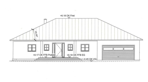 Exklusives EFH im Bungalowstil, mit Pool, Wärmepumpen, Doppelgarage, Carport + stilvollem Grundstück - Ansicht NNO (13158)
