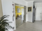 Glastür Wohnzimmer zu Diele
