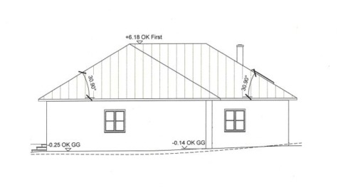 Exklusives EFH im Bungalowstil, mit Pool, Wärmepumpen, Doppelgarage, Carport + stilvollem Grundstück - Ansicht NWW (13159)
