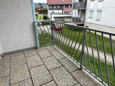 Frisch renoviert! 2-Raumwhg. mit Balkon, TG-Stpl. (duplex, saniert), Neubau 1997! - Balkon (7249)