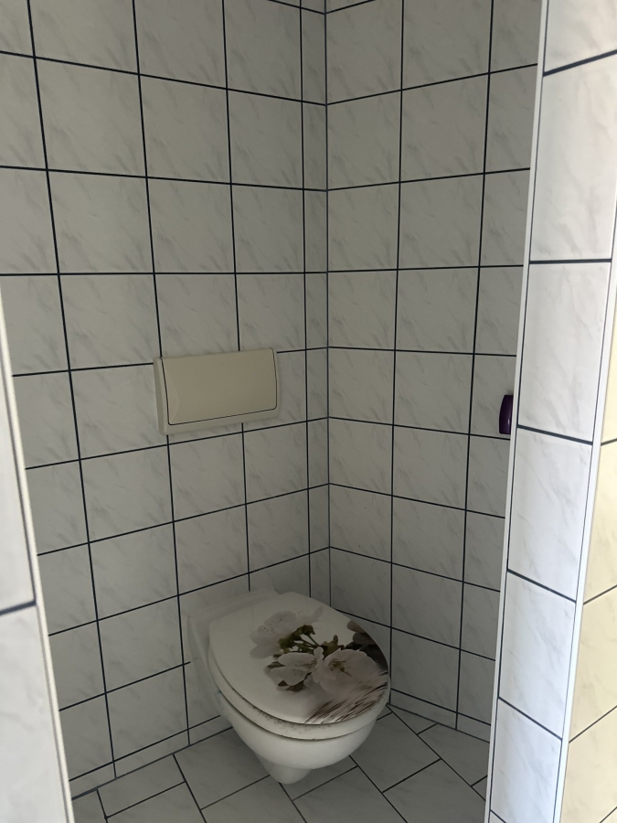 WC abgegrenzt