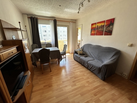 Helle 3-Raumwhg. mit Loggia und EBK in Zwickau-Mosel! - helles Wohnzimmer (6319)